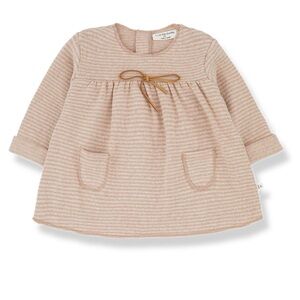 1+ in the Family Knit Dress Tavia Rose Striped | Made in Spain | Size 4Y